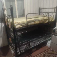 تخت دو طبقه فلزی