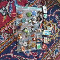 مدال ارم سوزنی  نشان بج انتیک
