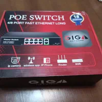 سوئیچ شبکه 10 پورت poe