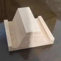 پایه ی نگهدارنده ی موبایل چوبی و دوطرفه