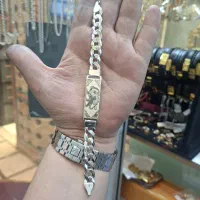 دستبند کارتیر نقره طرح شیر خورشید