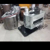 بخاری هیزمی چوبی فردار دوطبقه گرد بزرگ 15نفتی