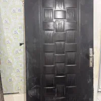 درب ورودی چوبی منزل