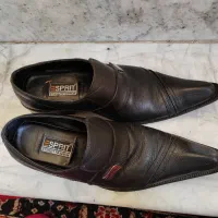 کفش چرم مردانه مجلسی مشکی سایز41