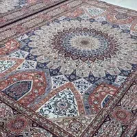 فرش موج مهر گل ابریشم ولیعصرخریداری مشماره