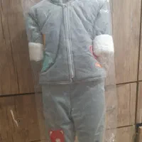 سرویس خواب وکاپشن شلوار نوزادی نو