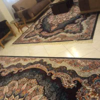 فرش جفت 9متری 700شانه جنس نخ نقشه جدید نو