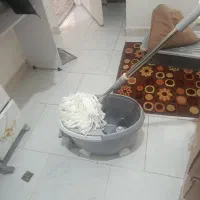 تی کش چرخشی با پنج عدد سطل اشغال