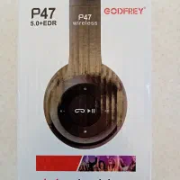 یک عدد هدفون بلوتوثی GODFREY P47 مشکی