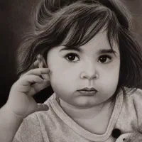 سفارش نقاشی چهره سیاه قلم