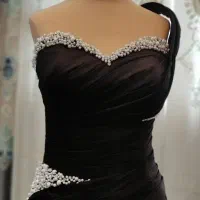 لباس شب لوکس (از دوخت تا شما)کاملاً نو و تن نخورده
