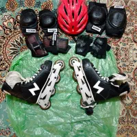 اسکیت کانادایی تمام ژل با وسایل تکمیل (بزرگسال)