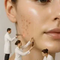 مدل پاکسازی پوست با تخفیف ویژه (فقط هزینه مواد)