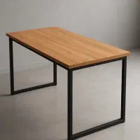 میز تحریر و کار (ترکیب چوب و فلز)