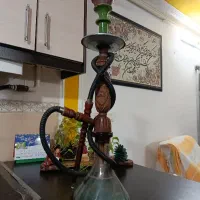 قلیون چوبی و وسایل جانبی
