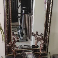 آینه کنسول و‌شمعدان