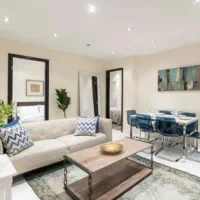 مبله سوییت فلت غرب شهر شیک