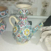 ست ظروف مینا کاری