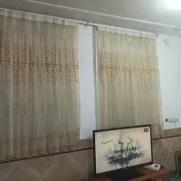 ۲پرده حریرشیشه ای ۱/۵در۲/۵