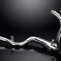 کیت سایلنسر اتومات اگزوز و هدرز استیل موتور سیکلت