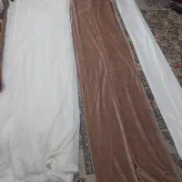 پرده حریر،دسته مخمل،پشت پرده،چوب پرده آماده نصب