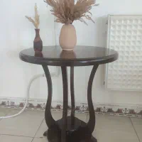 میز دکوری قهوه ای سوخته
