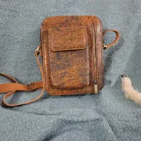 کیف کراس دست دوز چرم بوفالو