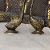 درنای عاشق و دلفین برنز