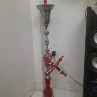 قلیان برنجی کند کاری شده