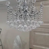 لوستر ده شعله کریستالی + دوعدد دیواری
