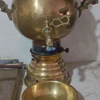 سماور برنجی گازی ورق سنگین