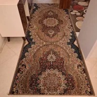 فرش کناره کاشان 120×3 ماشینی 700شانه