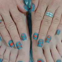 کاشت ناخن مدل