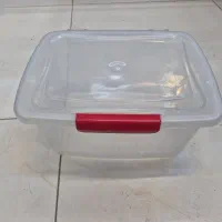 جعبه چهار گوش پلاستیکی در دار