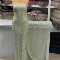 پارچه مجلسی کارشده کریستال