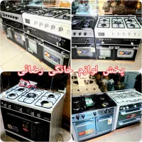 اجاق گاز طرح فر رویه شیشه/ رویه استیل/ رویه لعاب