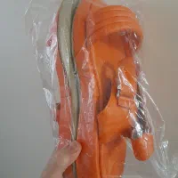 صندل تابستانی دخترانه زنانه نارنجی نو نو سایز ۳۸