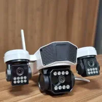 دوربین مداربسته ۳ لنز چرخشی/کنترل از راه دور
