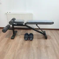 میز مدرج دمبل چدن دستگاه بدنسازی میز ورزشی خانگی