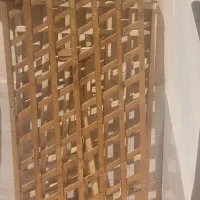 ۲ عدد پایه گل چوبی