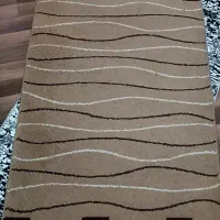 قالیچه ۱.۵در ۱ قهوه‌ای روشن سالم