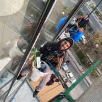 شستشویه نما پیچ رولپلاک سنگ نما بدون داربست باطناب