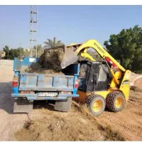 کار خدماتی ساختمانی با بابکت یا مینی لودر