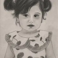 طراحی چهره با تکنیک سیاه‌قلم