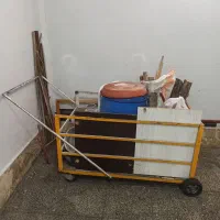 گاری حمل بار چرخ دار و قابل چرخش