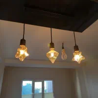 لوستر آشپزخانه و آویز ۳ شاخه