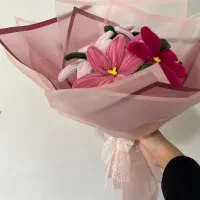 ساخت گل مخملی. روبانیو...