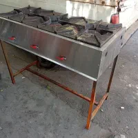 اجاق گاز .سرخ کن .سطل زباله