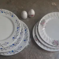 پلوخوری چینی هستن ۶عدد با دوتا نمکدان کلا۶۰۰تومن