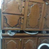 کمد فلزی رنگ قهوه ای